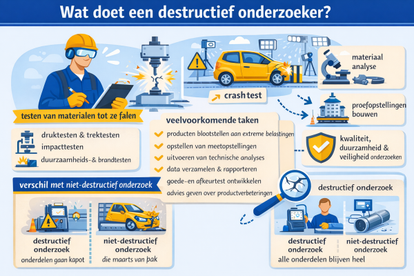 Wat doet een destructief onderzoeker